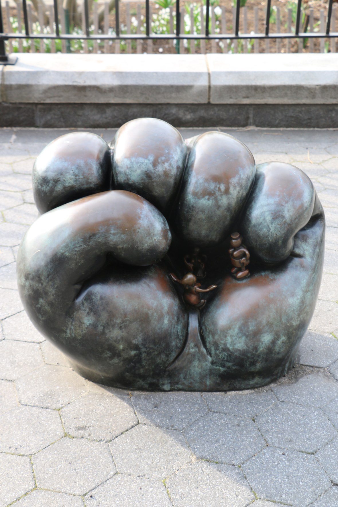 Fist thru the Ground