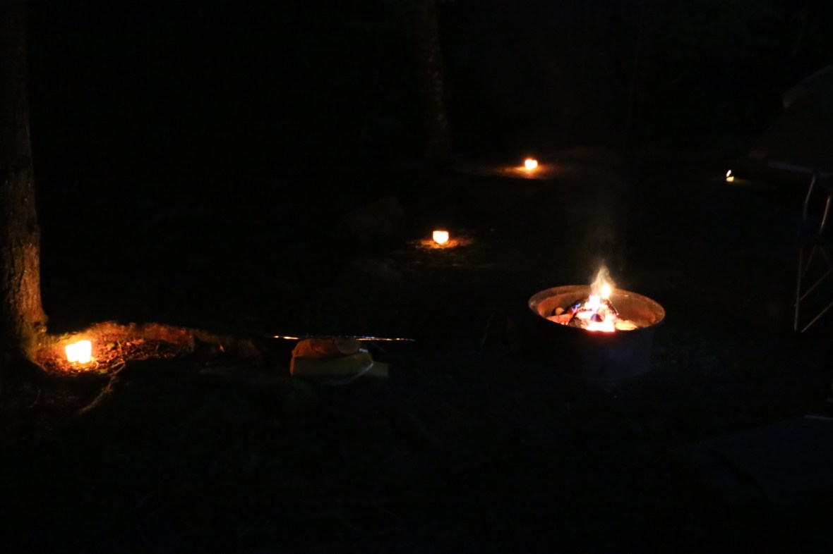 Candle Lights & Camp fire