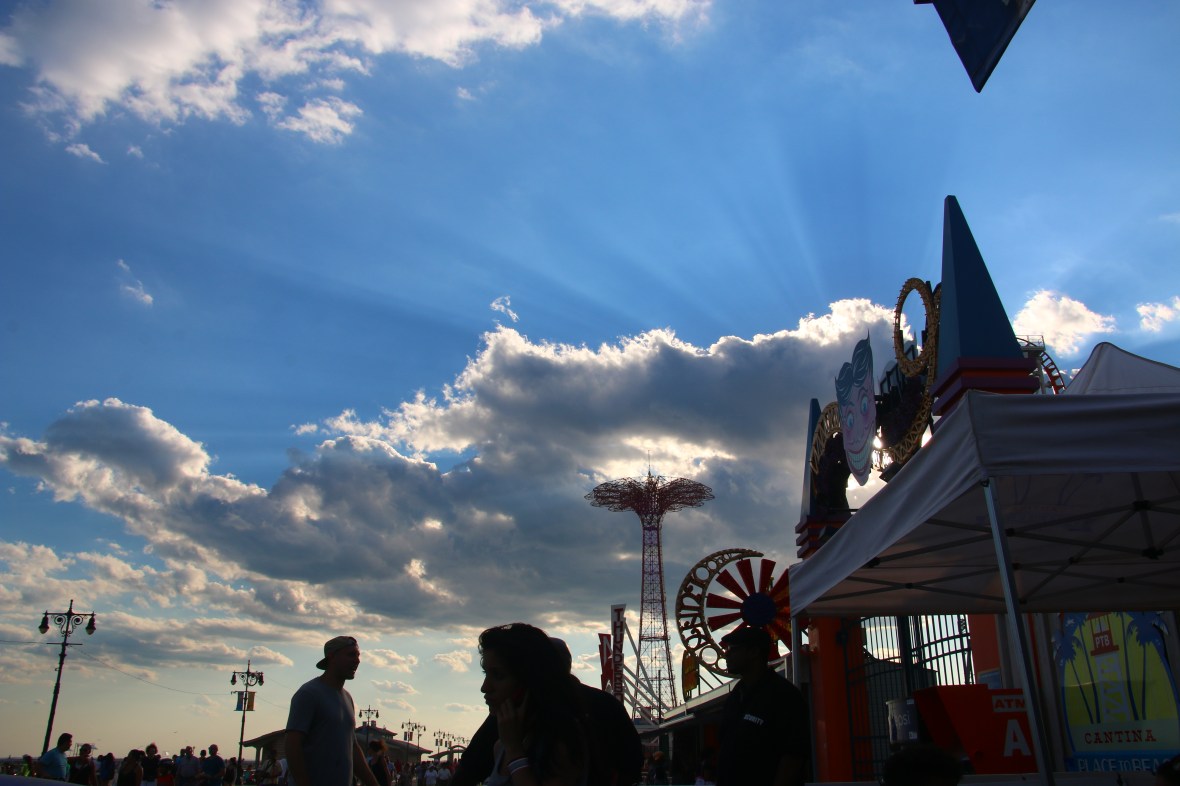 Coney Island Sunset Afternoon