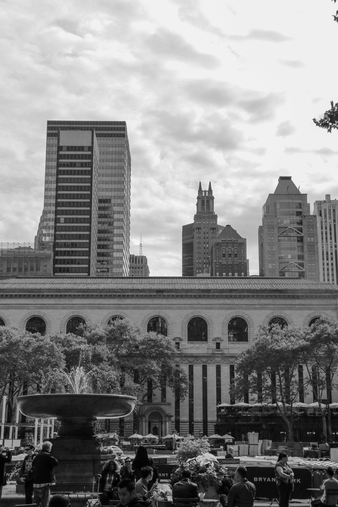 A Bryant Park Scene