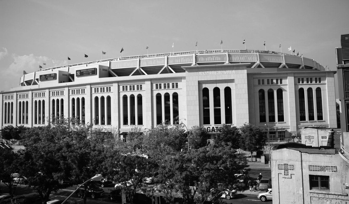 Yankee Stadium At A Distance Close Up