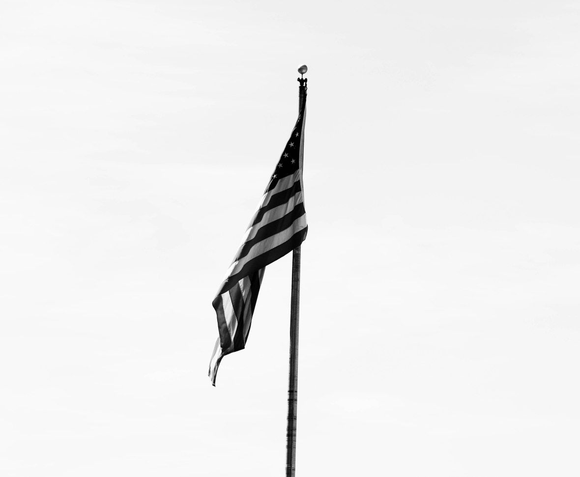 The Flag: Black & White