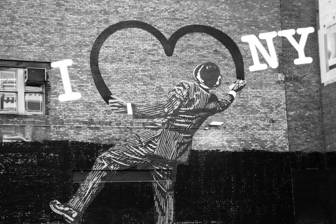 I Love NY Public Art Display Mural