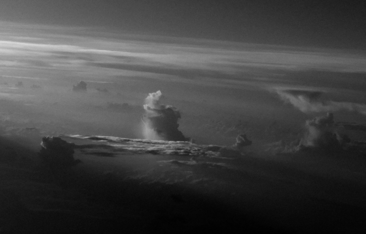 Aerial Black & White Shot