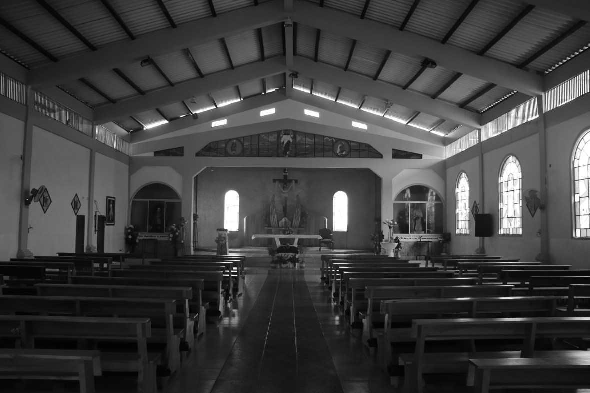 Church Interior B+W