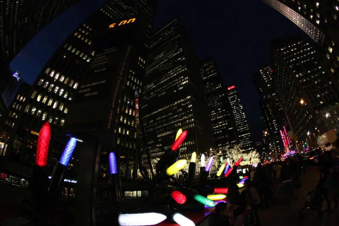 Christmas Lights on 6th Ave