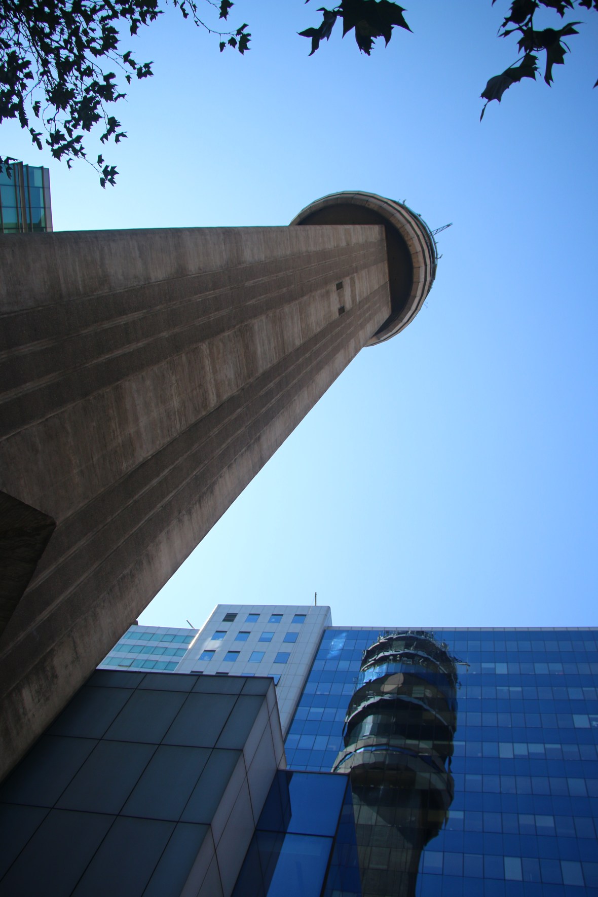 This is the telecommunications headquarters in Santiago. 