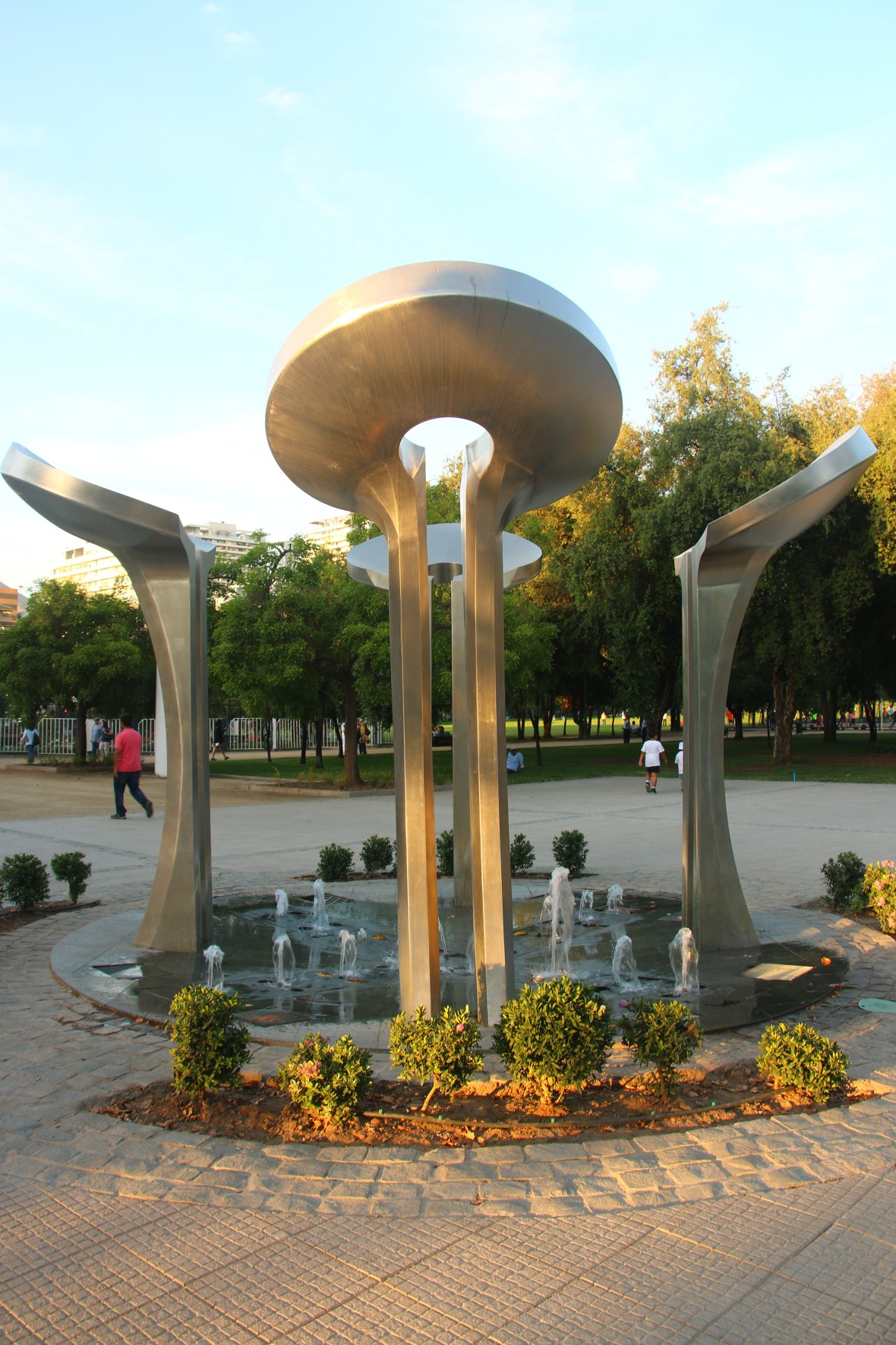 Downown Santiago Public Art Display