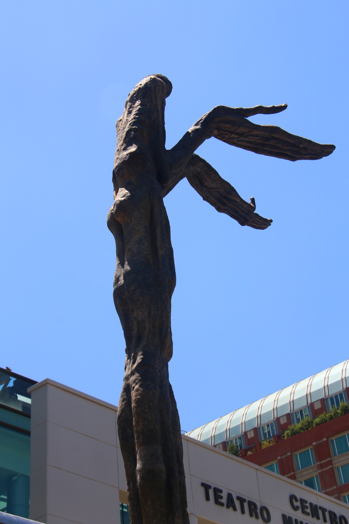 Public Art Display Santiago Open Hands