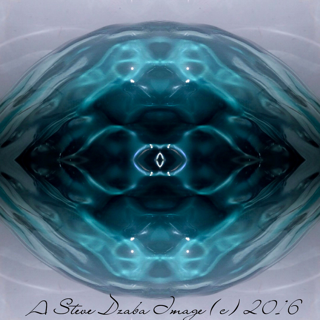 Abstract Portrait Series: Liquid Portal: Emerald Dimension