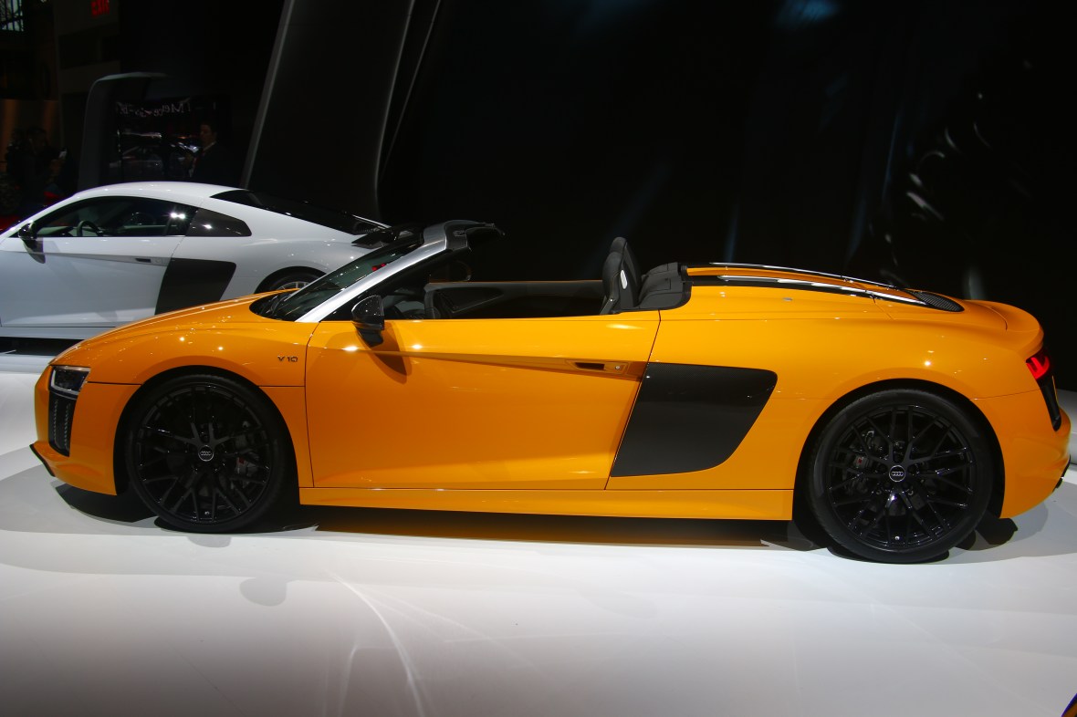 Yellow Audi Side Profile