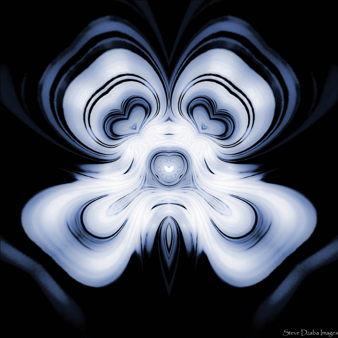 Abstract Portrait Series Emotions Blue Note