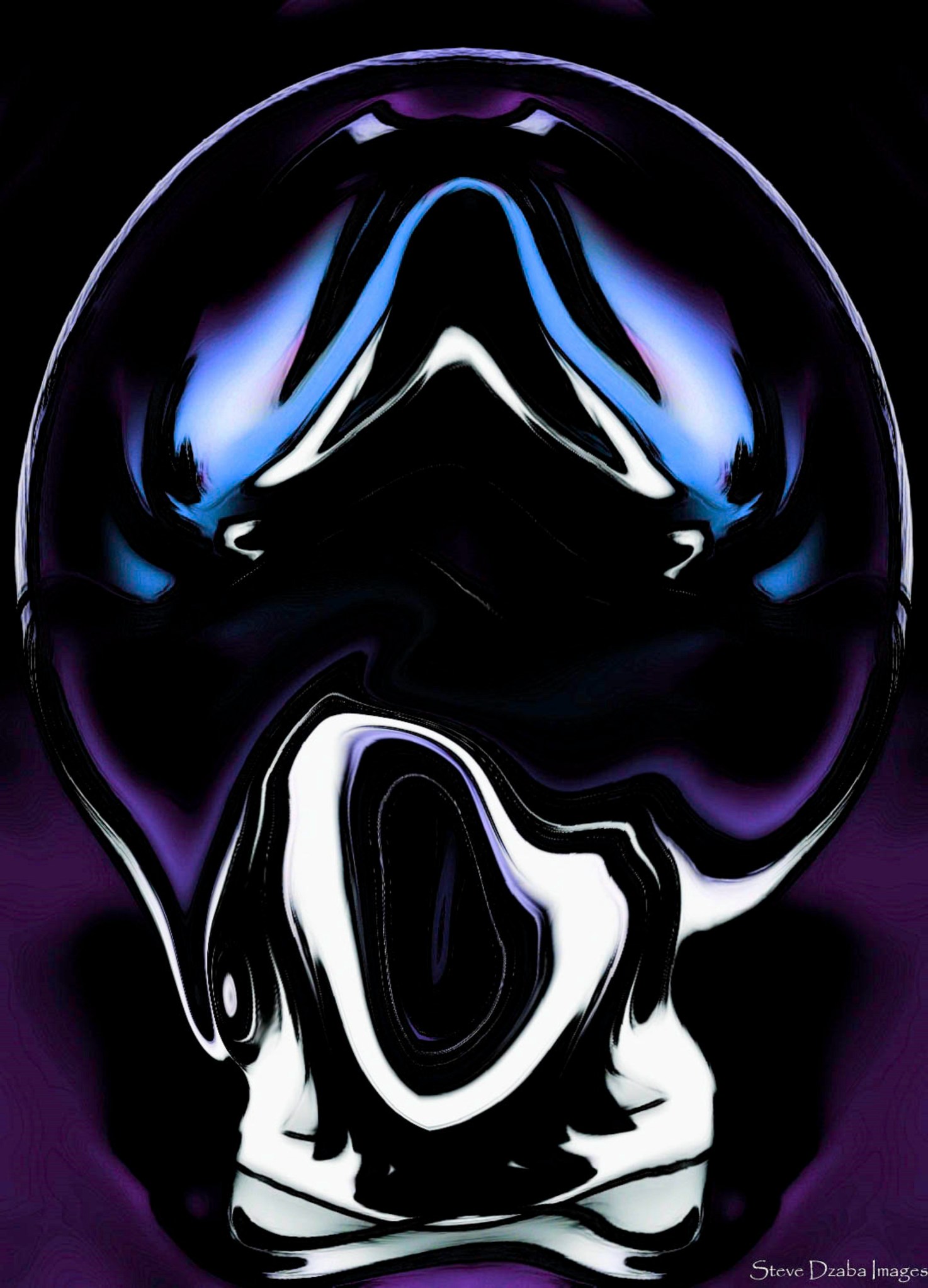 Abstract Portrait Series: The Ego Mylar (Almost 3qtr Inflated) 2 Dark ...